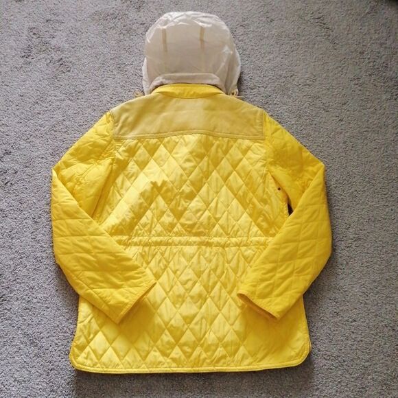 Coach Quilted Leather Accent Hooded Jacket - Picture 3 of 16